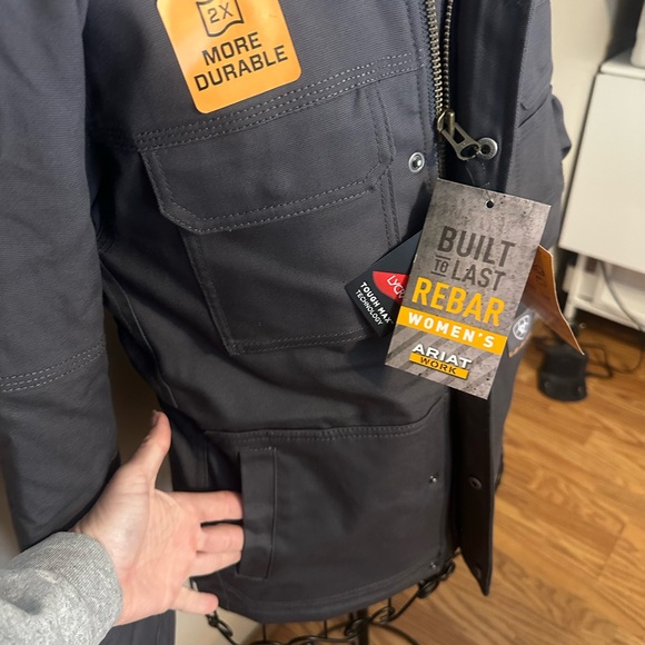 Ariat Rebar Women's Jacket with Orange Accents - Picture 5 of 12